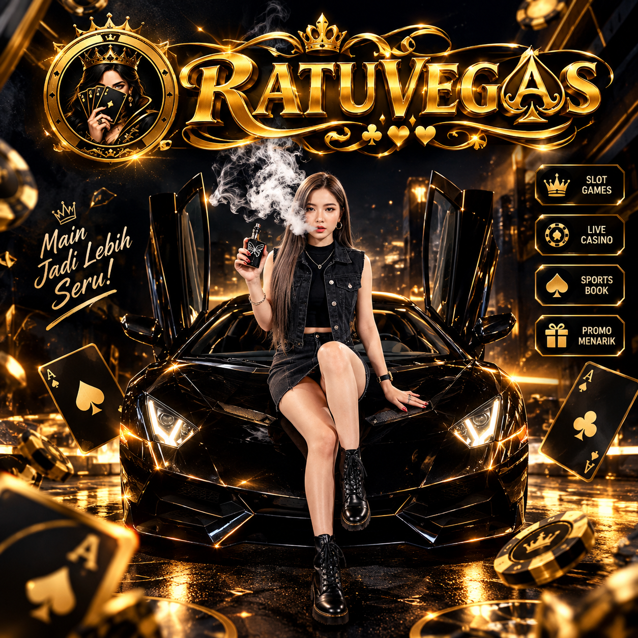 RATUVEGAS — Setiap Hadir Menjadi Raja!